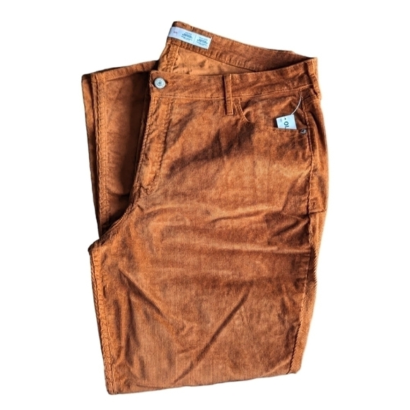 20 - Old Navy | High-Waisted Rockstar Super-Skinny Corduroy Pants - Acacia - Picture 2 of 5